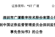 命盘排盘顶格重罚！*ST广道实控人被终身市场禁入